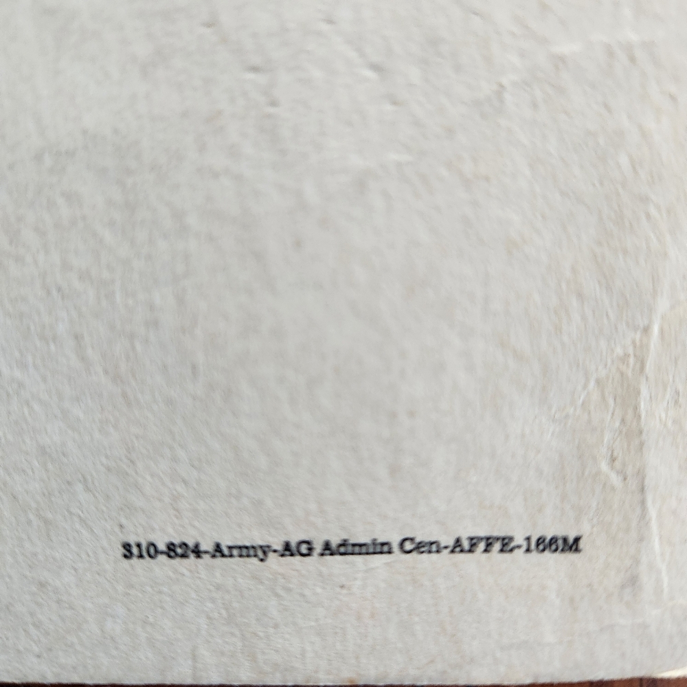 EIGHTH UNITED STATES ARMY CHRISTMAS DINNER KOREA 1953 CARD LETTER MENU - Picture 5 of 5